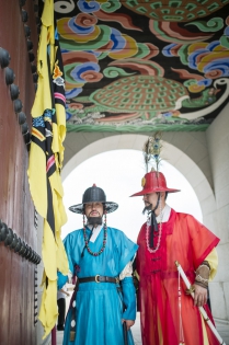 Inspection at Gyeongbokgung Inspection au palais de Gyeongbokgung