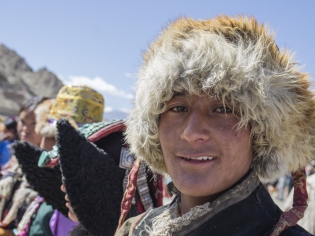 Ladakh Festival - Fur hat 