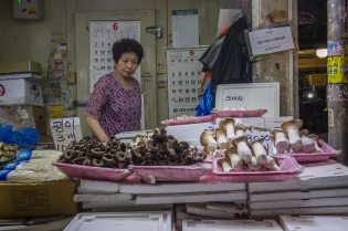 Gyeongdong market - Mushrooms 